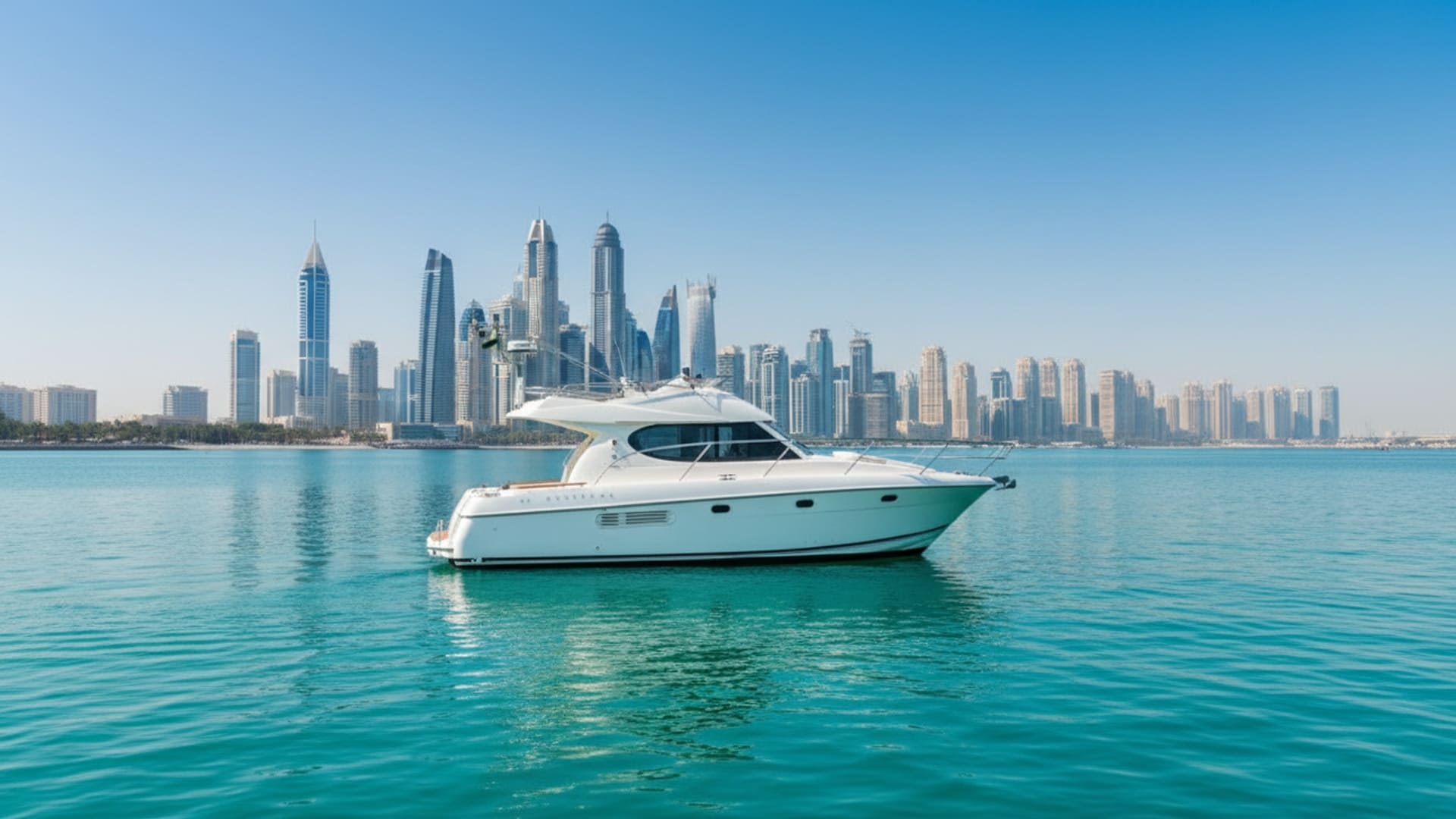 Marina Navigator 32 ft yacht charter Dubai