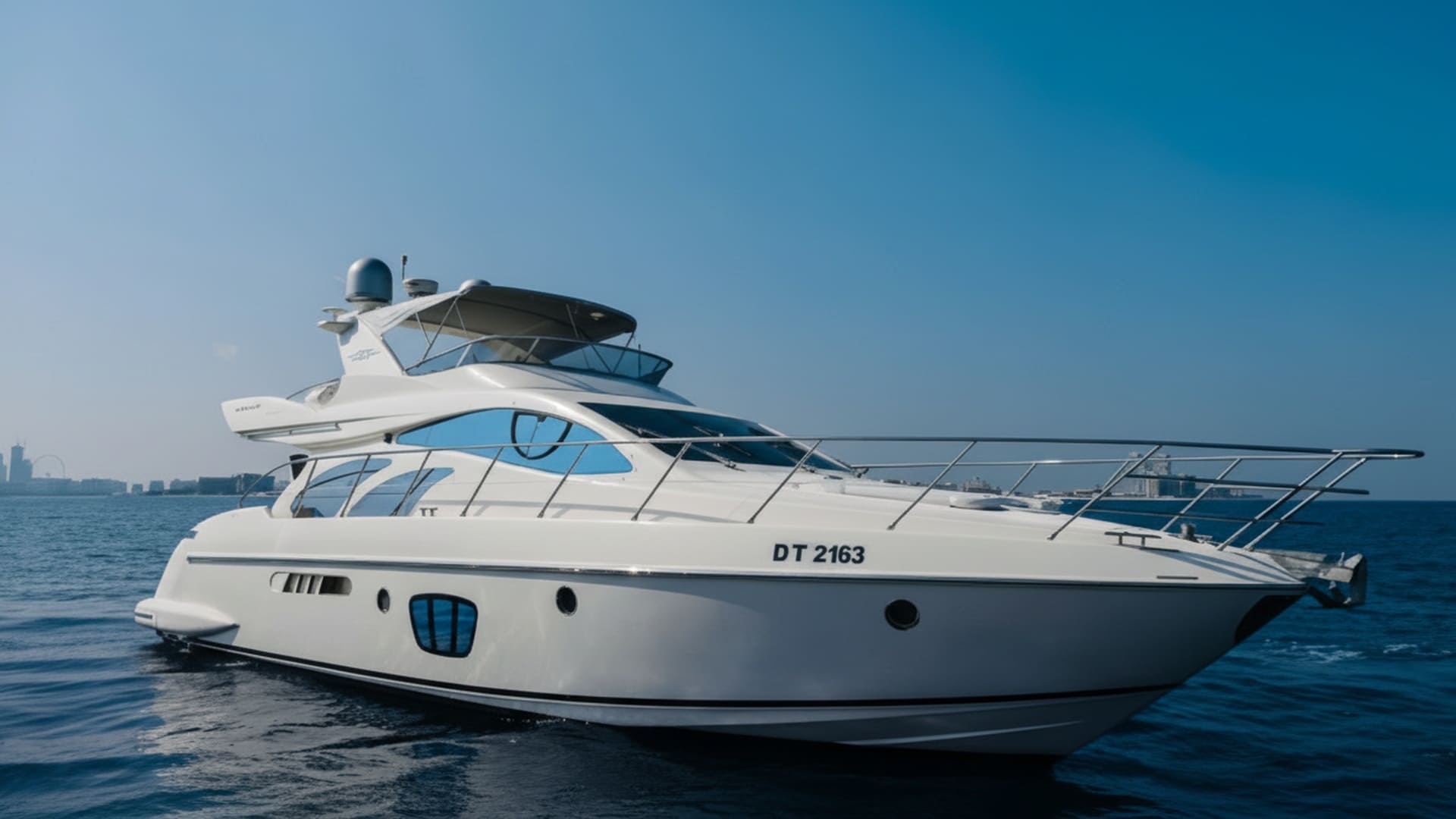 Wave Spirit 55 ft yacht charter Dubai
