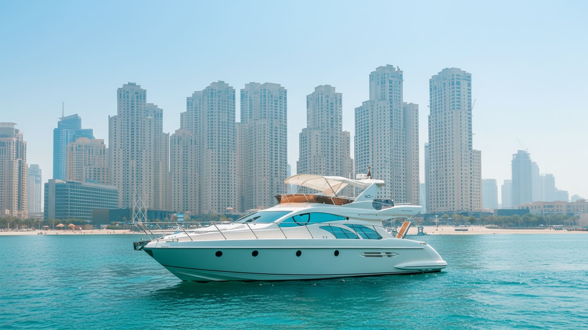 Crystal Princess 50 ft yacht charter Dubai